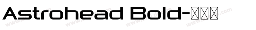 Astrohead Bold字体转换